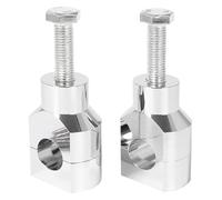 Levage Pince Guidon Pour Harley PourXL 883 Pour 1200 Pour Steed Pour VLX Pour 1" 25 Mm Pour Rehausseur De Moto Pour Colliers De Serrage De Siège Fixes(25mm Chrome)