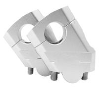 Levage Pince Guidon Pour Kaw&asaki Support Guidon Moto 28 Mm 1 1/8" 22 Mm 7/8"(28mm Silver)