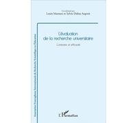 L'évaluation de la recherche universitaire Contextes et efficacité - Louis Marmoz - L'harmattan - broché - Etude