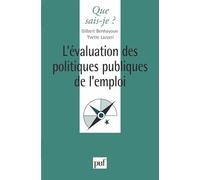 L'Evaluation des politiques publiques de l'emploi
