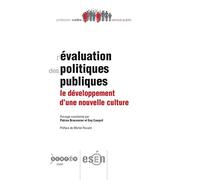 L'évaluation des politiques publiques : Le développement d'une nouvelle culture