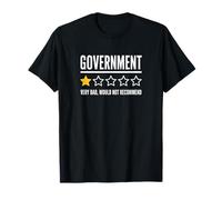 L'évaluation d'une étoile du Gouvernement ne recommanderait Pas Le Plaisir Sarcastique T-Shirt