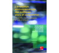 L'évaluation environnementale des politiques, plans et programmes Objectifs, méthodologies et cas pratiques - Patrick Michel - Technique Et Documentation - broché - Etude