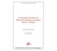 L'evaluation formative en education physique et sportive dans les colleges
