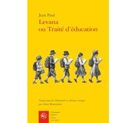 Levana ou Traité d'éducation