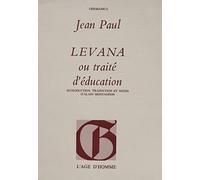 Levana ou traité d'éducation