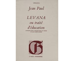 Levana ou traité d'éducation