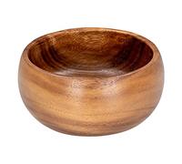 levandeo Bol rond en bois d'acacia - 15 cm - Décoration de table - Marron naturel - Bol décoratif - Bol de rangement - Bol à fruits - Bol à céréales