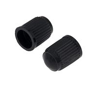 Levando Lot de 100 bouchons de valve en plastique avec joint en caoutchouc pour pneus de voiture, moto, scooter ou vélo
