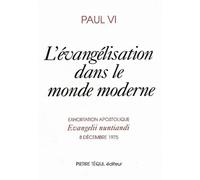 L'évangélisation dans le monde moderne