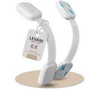 Levani® Sécurité enfant pour placards (Lot de 6) - Bloque-portes et tiroirs adhésifs 3M - Bloc placard sécurité bébé - Protection domestique pour meubles et réfrigérateur - Sécurité bébé (Blanc)
