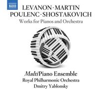 Levanon / Martin / Poulenc - Works For Pianos & Orchestra [Compact Discs]