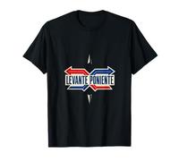 Levante Poniente Andalucia Compas à Vent Kitesurf T-Shirt