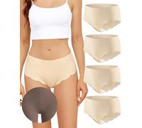Levao Culotte Camel Toe Culotte sans Couture Femme Sport Invisible Slip | Évacuant L'humidité, Couvrante, Womens Underwear, Panties Multipack, pour Femmes Leggings Activewear Yoga