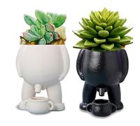 LEVDRO Piss Pot Planter, Nouveauté Pipi Planteur Pot - Verser de l’Eau, Pipi Funny Vase, Taille du Jardin 5,3 » 13,5 cm, Pot de Fleur Funny Vase Home Decor (Mix)