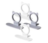 Lève-abattant de Toilette Crochet Multifonction, 4 Pièces | Lot, pour Siège et Couvercle, Hygiène Mains Propres, Usage Salle de Bain Publique