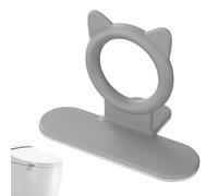 Lève-abattant de WC - En silicone - Poignée de siège latrine facile à saisir - Outil hygiénique pour ouvrir le couvercle de la salle de bain - Poignée en silicone mignonne pour tiroir et garde-robe