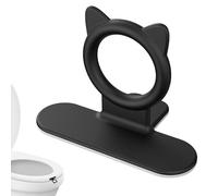 Lève-abattant de WC - En silicone - Poignée de siège latrine facile à saisir - Outil hygiénique pour ouvrir le couvercle de la salle de bain - Poignée en silicone mignonne pour tiroir et garde-robe
