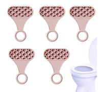 Lève-abattant de WC, ouvre-lunette de toilette, rehausseur de lunette de toilette, poignée de levage autocollante pour la maison, le bureau et l'apprentissage de la propreté