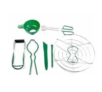 Lève-bocal de conserve - Kit d'outils de mise en conserve - Couvercle à pince - Entonnoir multifonction - Accessoire de cuisine - Manipulation facile - Utilisation pratique