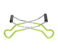 Lève-bocal en conserve Pinces à conserves Lève-bocal en acier inoxydable multifonctionnel avec poignée de préhension Pince de cuisine Pince à vaisselle Outil de cuisson(Vert)