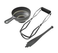 Lève Bocal Pince à canettes antidérapante et résistante la chaleur | Pince de levage de bocal de conserve, outil de cuisine Anti-brûlure(Gray)