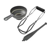 Lève Bocal Pince à canettes antidérapante et résistante la chaleur | Pince de levage de bocal de conserve, outil de cuisine Anti-brûlure(Gray)