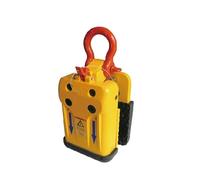 Lève-dalles de pierre de 1000kg avec poignée doublée de caoutchouc blanc/noir, plage de serrage de 15 à 60mm, pince à onglet for le levage de granit, de marbre et d'ardoise Rejoindre et niveler