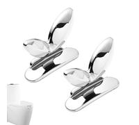 Lève-lunette de toilette auto-adhésive | Poignée de levage pour abattant de toilettes | Poignée autocollante pour éviter tout contact avec le couvercle de toilette - Poignée pratique pour