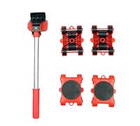 Lève-meubles - Curseurs Pour Appareils Électroménagers, Levier À Hauteur Réglable | Kit De Roues Mobiles Robustes De Type Levier, Ensemble De Transport Pour Machine À Laver Et Réfrigérateur Pour L'amé