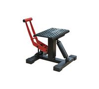 Lève moto béquille d'atelier stand moto tout-terrain moto cross supermotard hauteur réglable acier noir rouge