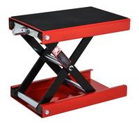 Lève Moto Béquille D'atelier Stand Moto Tout-Terrain Moto Cross Supermotard Hauteur Réglable Acier Rouge Et Noir