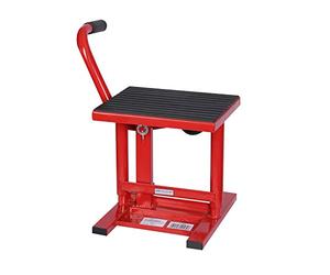 Lève-Moto Cric Capacité de Charge 135 kg Plateforme élévatrice pour Motos Support Béquille 31-41 cm