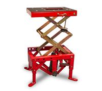 Lève-moto hydraulique rouge (roues non incluses)