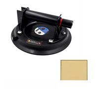 Lève-panneau sous vide à main robuste de 20,3 cm avec ventouse en verre pour tasses en marbre, crochets industriels pour sol en marbre, poignée de plaque manuelle