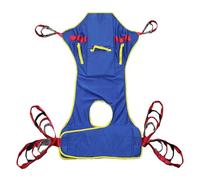 Lève-Patient pour Harnais De Toilette Bain Le Corps Lift Sling pour Personnes Âgées élingue de levage au sol en élingue de Levage Universelle avec Ouverture de Chaise percée L