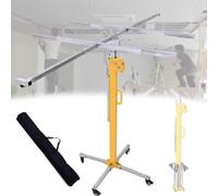 Lève-plaque 3 en 1 pour plaques de plâtre - Hauteur maximale de 3/3,5/4/4,5/5 m - Outils de construction pour un gain de temps considérable,5m