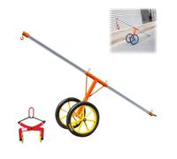 Lève-plaque D'égout, Chariot À Roues, Avec Crochet Pivotant Et Pince À Pierre, For La Manipulation De Briques Et De Pierres,L'entreposage Et La Construction(60cm/23.6in)