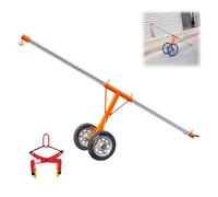 Lève-plaque D'égout, Chariot À Roues, Avec Crochet Pivotant Et Pince À Pierre, For La Manipulation De Briques Et De Pierres,L'entreposage Et La Construction(40cm/15.7in)