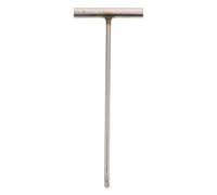 Lève-plaque D'égout en Acier Inoxydable, Crochet T Robuste pour | Argenté, Usage Garage et Maintenance Immobilière, Forte Résistance à L'usure, Levage Lourd, Format Simple