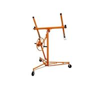 MonsterShop – Lève-plaques 5 m – Hauteur réglable 1,46–4,9 m – Capacité 68 kg – Orange