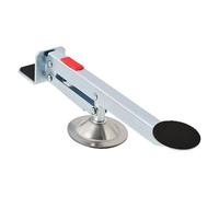 Lève-porte ergonomique contrôlé par le pied pour un alignement précis dans l'installation du travail du bois, assemblage de meubles, aide au levage de porte en bois