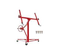 Lève-rouleau for cloisons sèches de 11 pieds avec roues verrouillables, capacité de 150 lb, panneau de plâtre robuste, palan inclinable