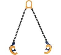 Lève-tambour autobloquant pour chariot élévateur, capacité de 1 tonne, sangle robuste avec crochet de préhension durable pour tambours en plastique et en métal avec couvercle supérieur