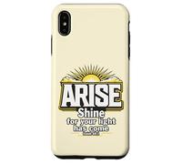 Lève-toi, Brille Car ta lumière est Venue Ésaïe 60:1 Coque pour iPhone XS Max