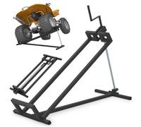 Lève Tracteur Tondeuse - RELAX4LIFE - Jusqu'à 400KG - Hauteur de Levage 11,5 à 77CM - Gain de Place - Acier Pulvérisé - Noir