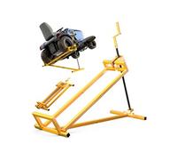 Vounot Lève-tondeuse télescopique – Gain de place 30% – Supporte 400 kg – XL Jaune