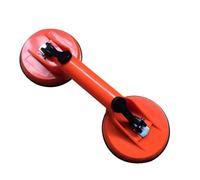 Lève-vitre à double poignée en aluminium robuste avec ventouse for vitres, carrelages, miroirs et granit, outil de levage et de débosselage(Double plastic)