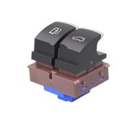 Leve Vitre Bouton 35D959903 Interrupteur Réservoir D'essence Bouchon Trappe D'ouverture Porte Bouton Coffre Bagages Compatible Pour Passat B6 B7 CC Interrupteur Lève-Vitre