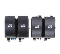 lève-vitre bouton Compatible Avec Megane Pour Laguna MK2 2001-2014 8200315040 8200107772 Interrupteur De Commande De Vitre Électrique(2 pcs)